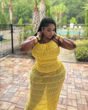 Load image into Gallery viewer, BANANA BLISS MAXI SKIRT SET

