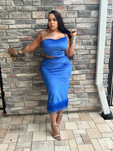 Load image into Gallery viewer, SAPPHIRE SEDUCTION SKIRT SET
