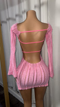 Load image into Gallery viewer, Pink paradise fur dress
