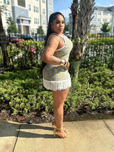 Load image into Gallery viewer, RICH EMPIRE MINI DRESS
