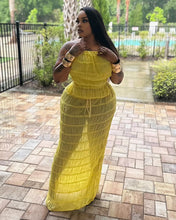 Load image into Gallery viewer, BANANA BLISS MAXI SKIRT SET
