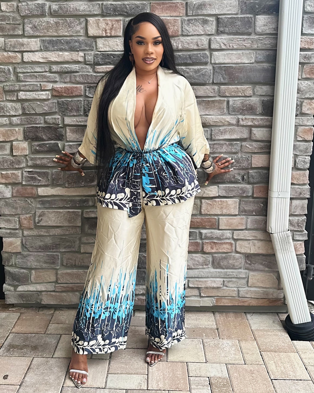 OCEAN BREEZE PANTS SET