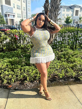 Load image into Gallery viewer, RICH EMPIRE MINI DRESS
