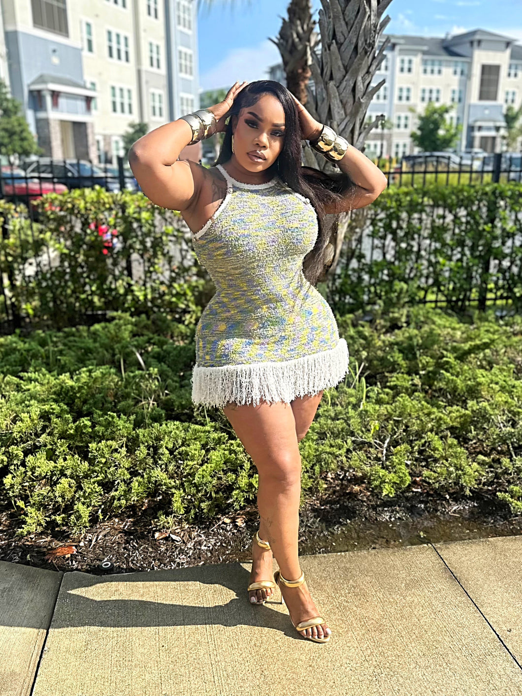 RICH EMPIRE MINI DRESS